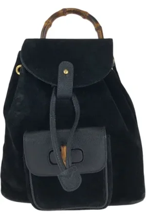 Gucci Pre-owned Backpacks, female, , ONE SIZE, Pre-owned Suede backpacks