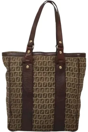 Fendi Pre-owned Tote Bags, female, , ONE SIZE, Pre-owned Canvas fendi-bags