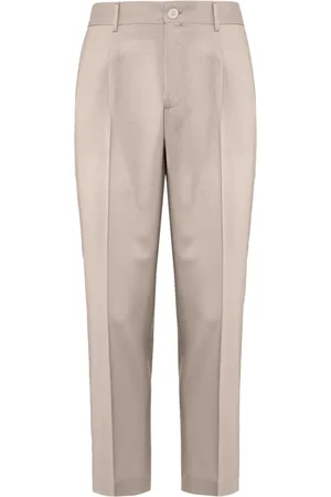 COSTUMEIN Straight Trousers, male, , M, Wool Trousers with Pleat Detail