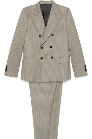 REVERES 1949 Double Breasted Suits, male, , XL, Pinstripe Blazer and Trousers Set