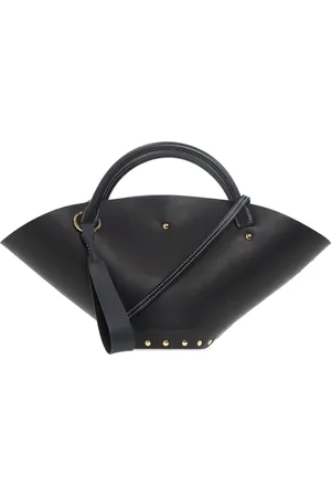 Jil Sander Leather Sombrero Bucket Bag