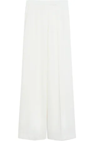 Max Mara Wide Trousers, female, , S, Wide-Leg Wool Trousers