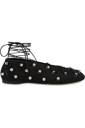 Moschino Ballerinas, female, , 3 UK, Studded Flat Shoes Italy