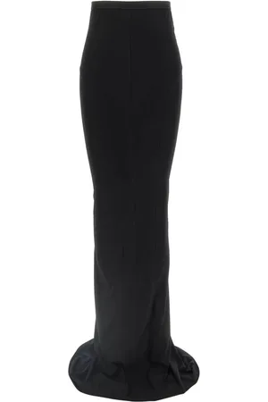 Rick Owens Maxi Skirts, female, , 2XS, Jersey Skirt Elastic Waist