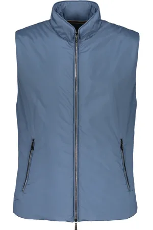 MOORER Vests, male, , L, Waterproof Bodywarmer Jacket with Polyester Padding