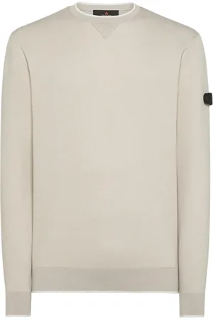 Peuterey Sweatshirts, male, , 2XL, Crewneck Jumper with Logo Detail