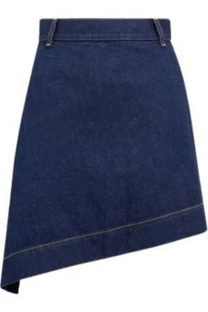 Vivienne Westwood Denim Skirts, female, , W26, Sailor Skirt with Front Zip