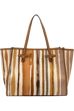 Gianni chiarini Tote Bags, female, , ONE SIZE, Nature Handbag with Leather Handles