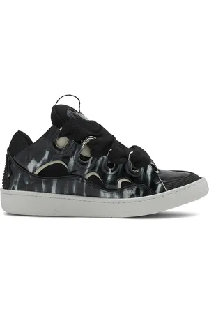 Lanvin Lace-Up Sneaker with Pull-Tab