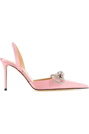 Mach & Mach Satin Pumps - 9.5 cm Heel Height