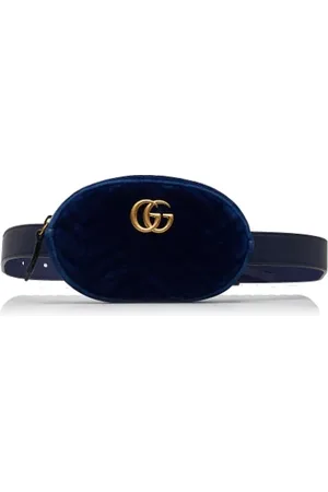 Gucci Pre-owned Belt Bags, female, , ONE SIZE, Pre-owned Velvet crossbody-bags