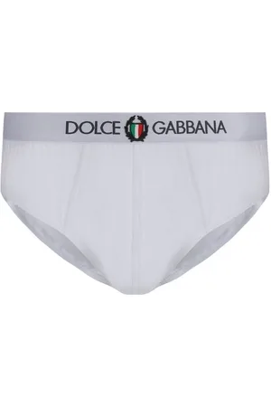 Dolce & Gabbana Bottoms, male, , XL, Cotton Briefs with Logo Waistband