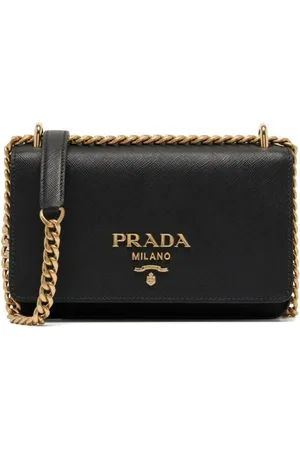 Prada Mini Leather Bag with Adjustable Strap