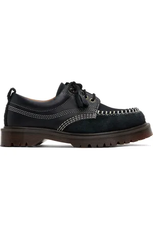 Dr. Martens Leather Lace-up Flat Shoes