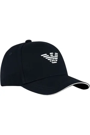 Emporio Armani Baseball Cap with Iconic Eagle Print