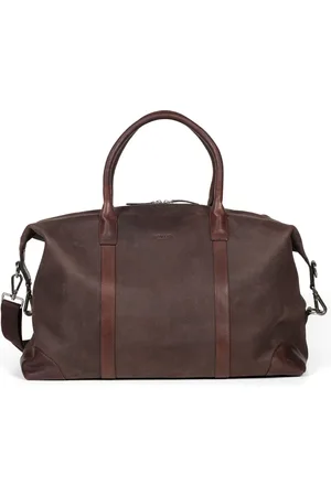 Howard London Dark Nubuck Leather Weekend Bag