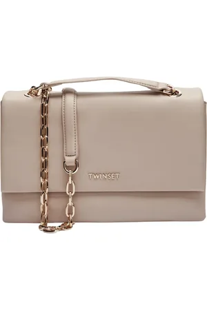 Twin-Set Cross Body Bags, female, , ONE SIZE, Eco Leather Shoulder Bag with Logo