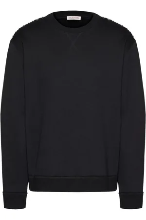 VALENTINO Sweatshirts, male, , L, Untitled Sweatshirt with Studs