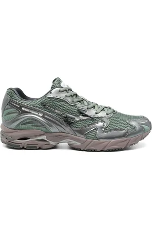 Mizuno Lace-Up Sneaker with Rubber Sole