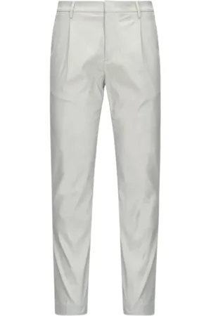 K-Way Slim-fit Trousers, male, , L, Beige Twill Tech Cotton Trousers