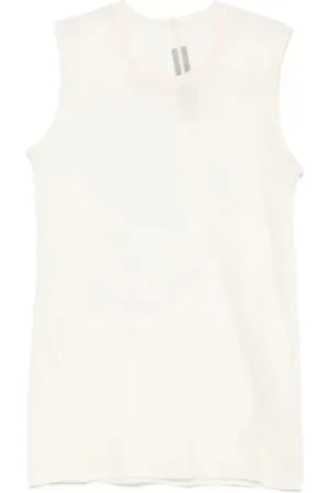 Rick Owens Sleeveless Tops, male, , M, Tank Top with Crew Neck