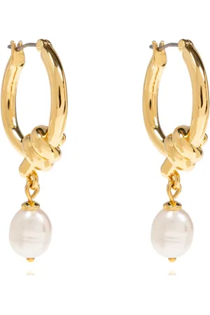 Kate Spade Earrings, female, , ONE SIZE, Brass earrings with pearl pendant