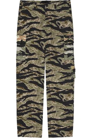 Givenchy Straight Trousers, male, , M, Camo Cargo Trousers