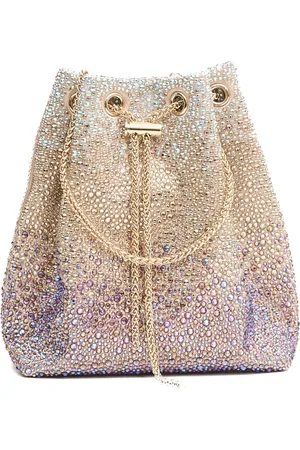 Twentyfour Bucket Bags, female, , ONE SIZE, Sparkling Strass Multicolor Clutch Bag
