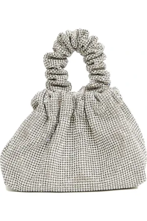 Twentyfour Silver Handbag with Sparkling Embellishments