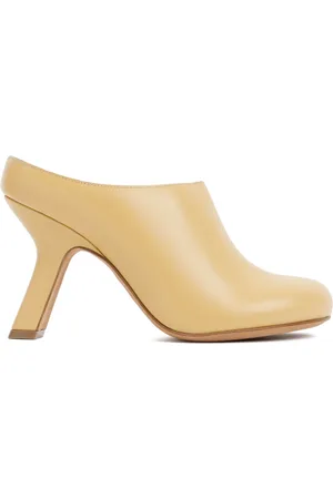 Loewe Beige Leather Ankle Boots Elegant Style