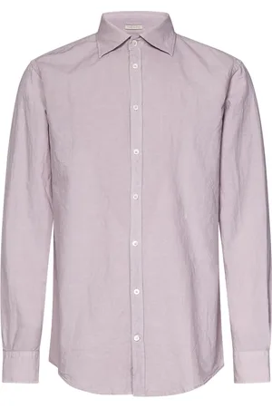 MASSIMO ALBA Casual Shirts, male, , L, Striped Cotton-Linen Shirt