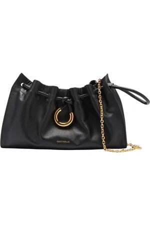 Coccinelle Bucket Bags, female, , ONE SIZE, Leather Shoulder Bag with Metallic Detail