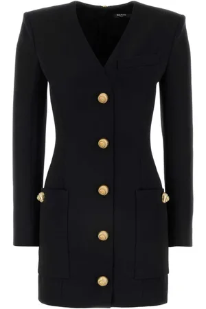 Balmain Stylish Wool Mini Dress