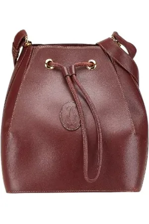 Cartier Pre-owned Bucket Bags, female, , ONE SIZE, Pre-owned Leather crossbody-bags