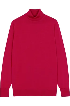 JOHN SMEDLEY Turtlenecks, male, , S, Cherwell Roll Neck Merino Wool Jumper