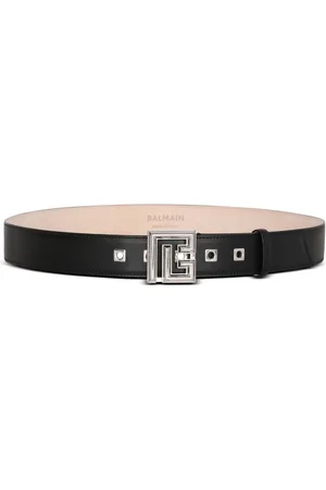 Balmain Leather PB Belt
