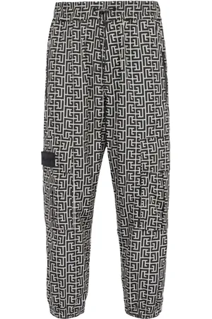 Balmain Cargo Trousers with monogram