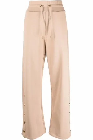 Balmain Cotton Button Sided Joggers
