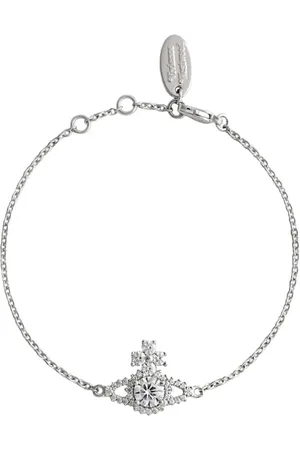 Vivienne Westwood Bracelets, female, , ONE SIZE, Valentina Orb Bracelet in Silver