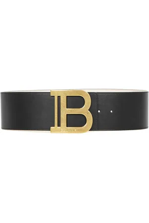Balmain Leather Belt with Adjustable Closure