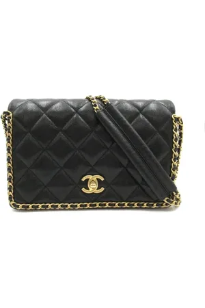 CHANEL Pre-owned Cross Body Bags, female, , ONE SIZE, Pre-owned Leather shoulder-bags