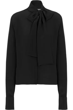 Balmain Crepe shirt with bow collar