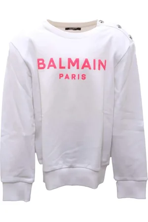 Balmain Kid Sweatshirt -Pink Padded Shoulders