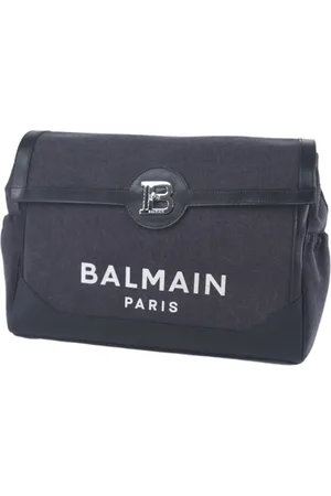 Balmain Denim Grey Logo Cross Body Bag