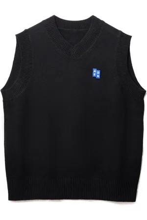 Ader Error Sleeveless Tops, male, , XL, Wool Top with Tetris Patch
