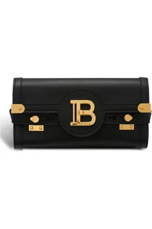 Balmain B-Buzz Pouch 23 leather clutch