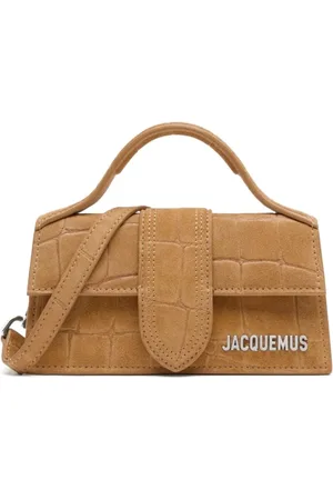 Jacquemus Handbags, female, , ONE SIZE, Croc Effect Foldover Bag