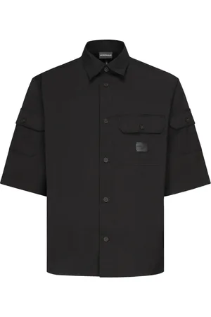 Emporio Armani Technical Fabric Shirt Classic Collar