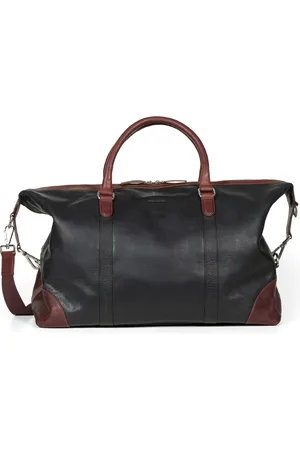 Howard London Weekend Bags, male, , ONE SIZE, /Brown Leather Weekend Bag