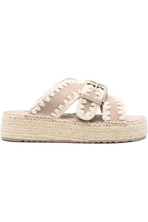 Mou Sliders, female, , 7 UK, Leather Sandals with Rubber Sole
